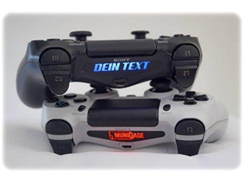 PS4 Controller mit Text