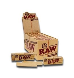 RAW - Natural Unrefined gummed Tips
