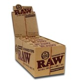 RAW - Natural Unrefined gummed Tips