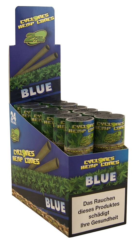 Cyclones Hemp Cones Blue