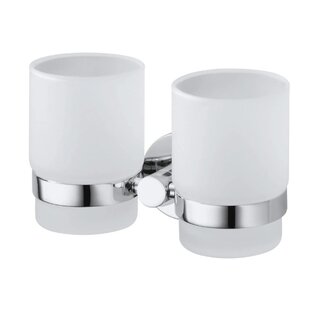 Kosmos TEC Dubbele bekerhouder Kosmos Chroom