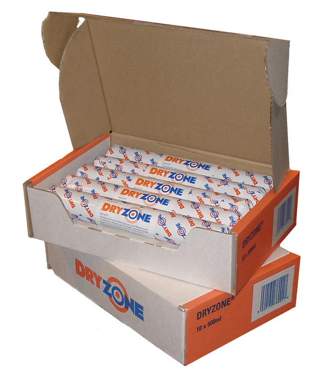 DRYZONE DRYZONE pack de 2 cartons de 10 cartouches 600 ml + pistolet professionnel + HUMIDIMÈTRE DRYZONE GRATUIT