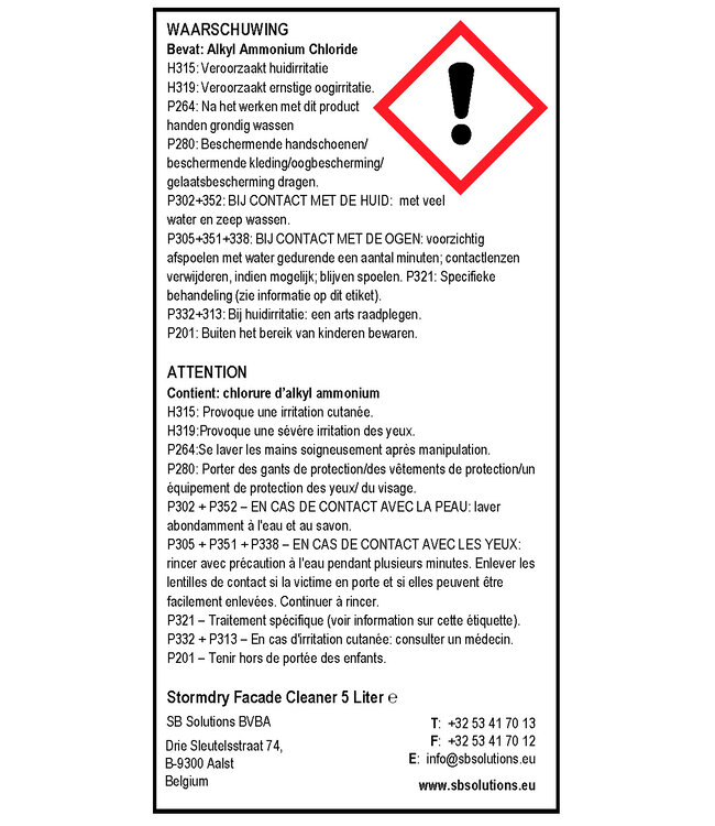 STORMDRY STORMDRY Fassadenreiniger