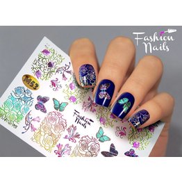 Nail Wraps metallic m53