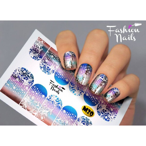 Fashion Nails Nail Wraps metallic m20