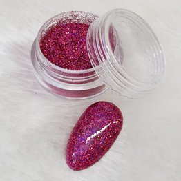 Kosmetik Glitter Holo  Fuchsia