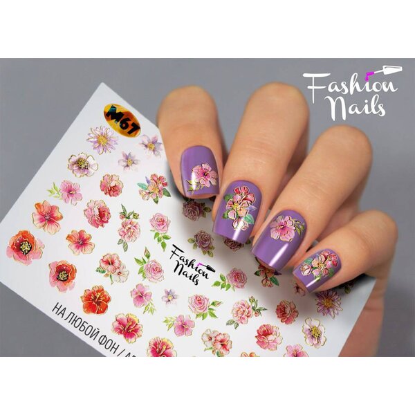 Fashion Nails Nail Wraps metallic m67