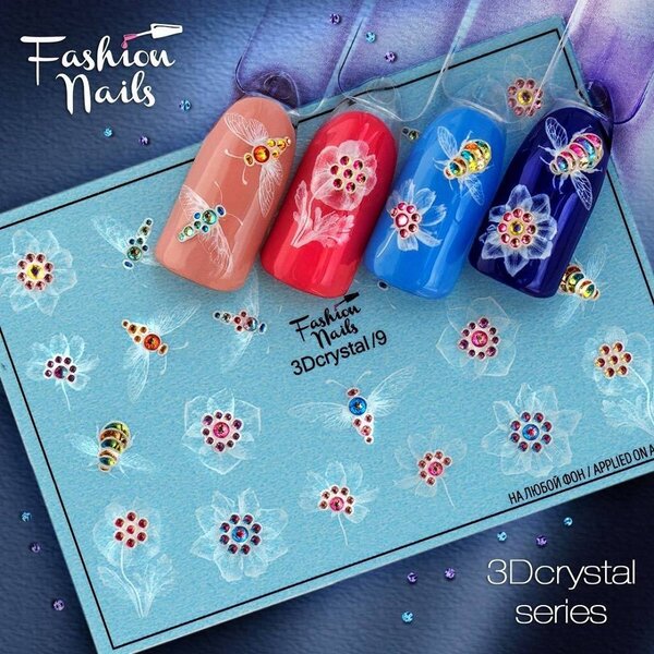 Fashion Nails Nail Wraps 3DC 9