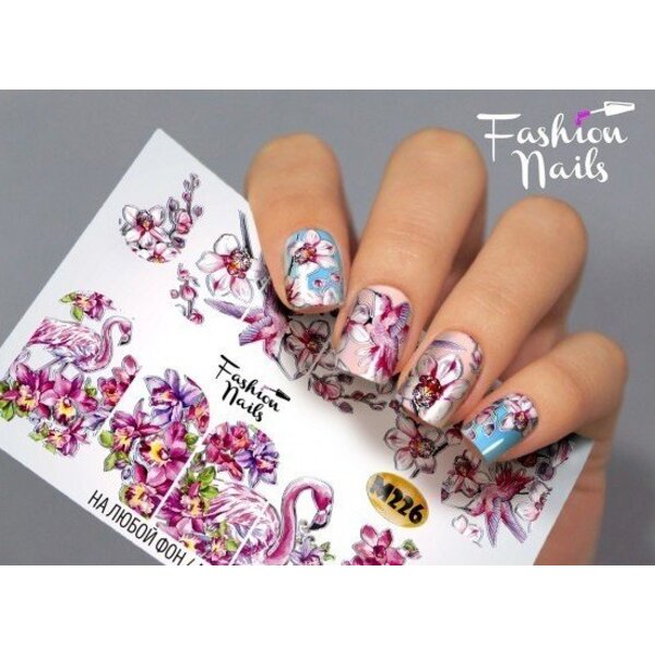 Fashion Nails Nail Wraps metallic m226