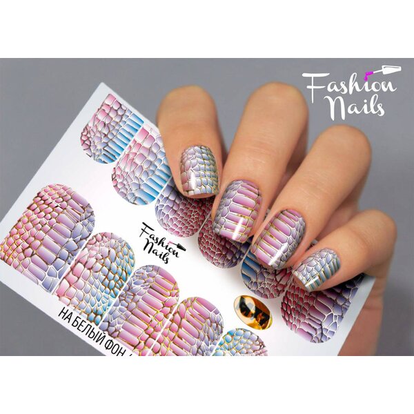 Fashion Nails Nail Wraps metallic m77