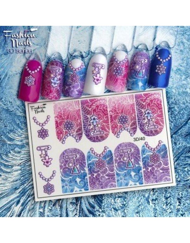 Nail Wraps 3D 40