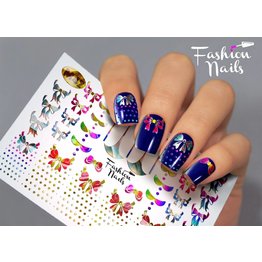 Nail Wraps metallic m42