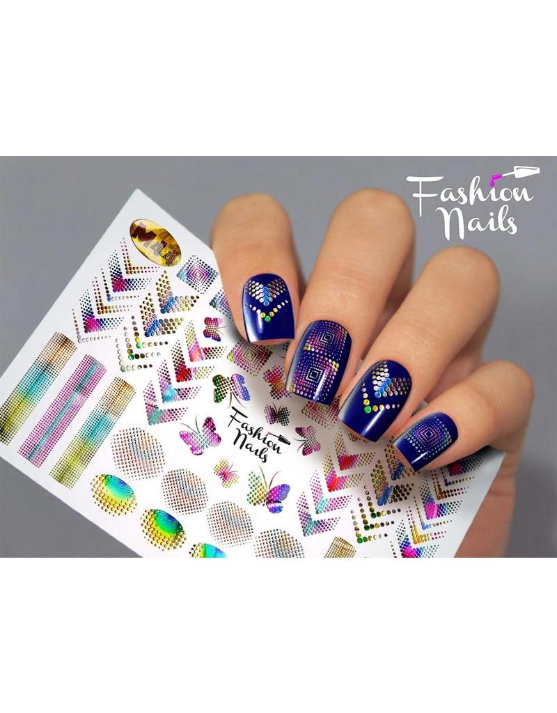 Nail Wraps metallic m44