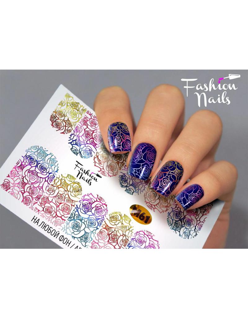 Nail Wraps metallic m61