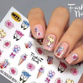 Nail Wraps metallic  m233