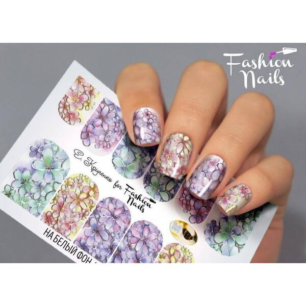 Fashion Nails Nail Wraps metallic m185