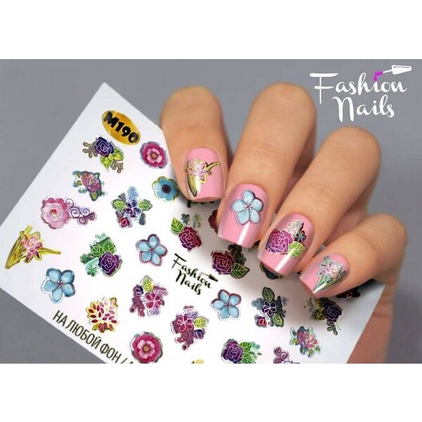 Fashion Nails Nail Wraps metallic m190