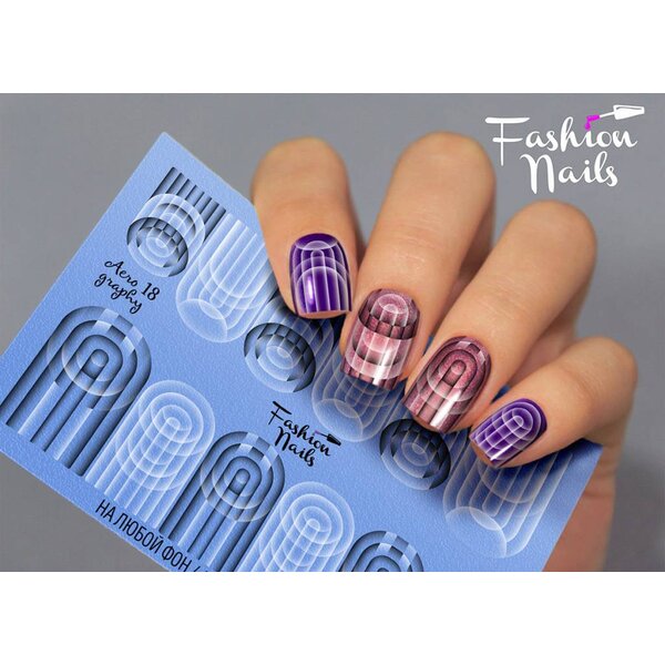 Fashion Nails Nail Wraps Aero 18