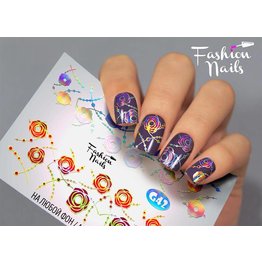 Nail Wraps Galaxy  G42