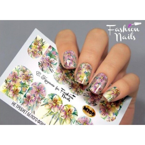 Fashion Nails Nail Wraps metallic m200
