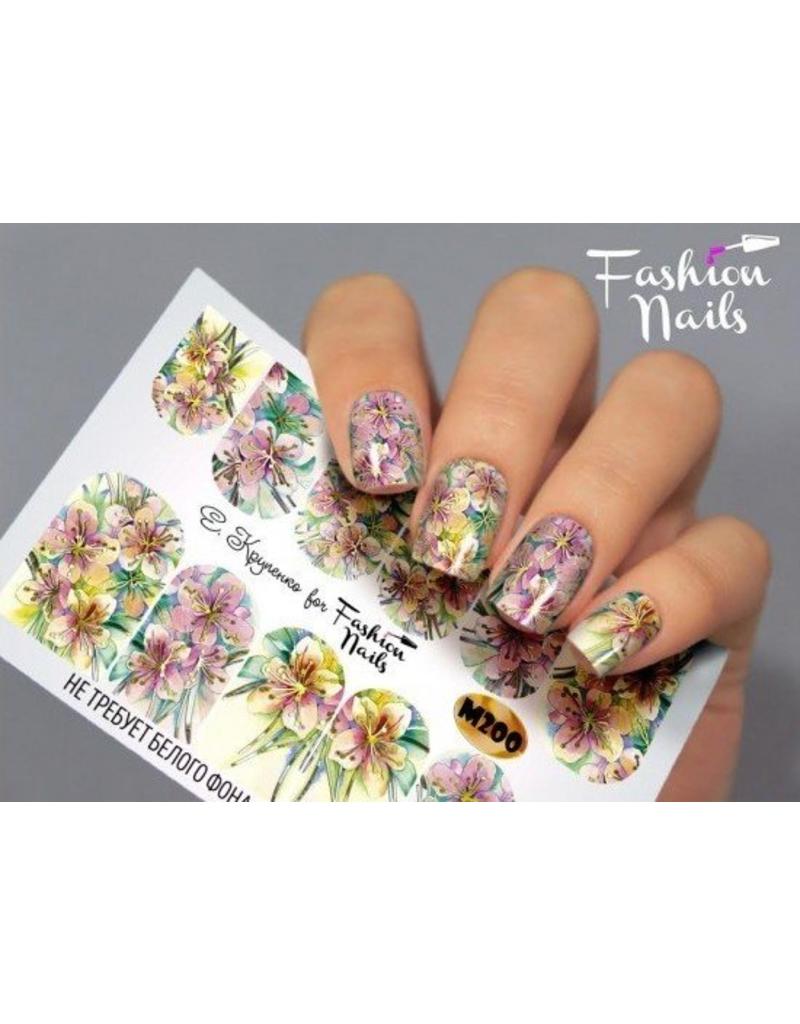 Nail Wraps metallic m200