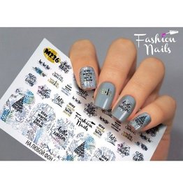 Nail Wraps metallic m236