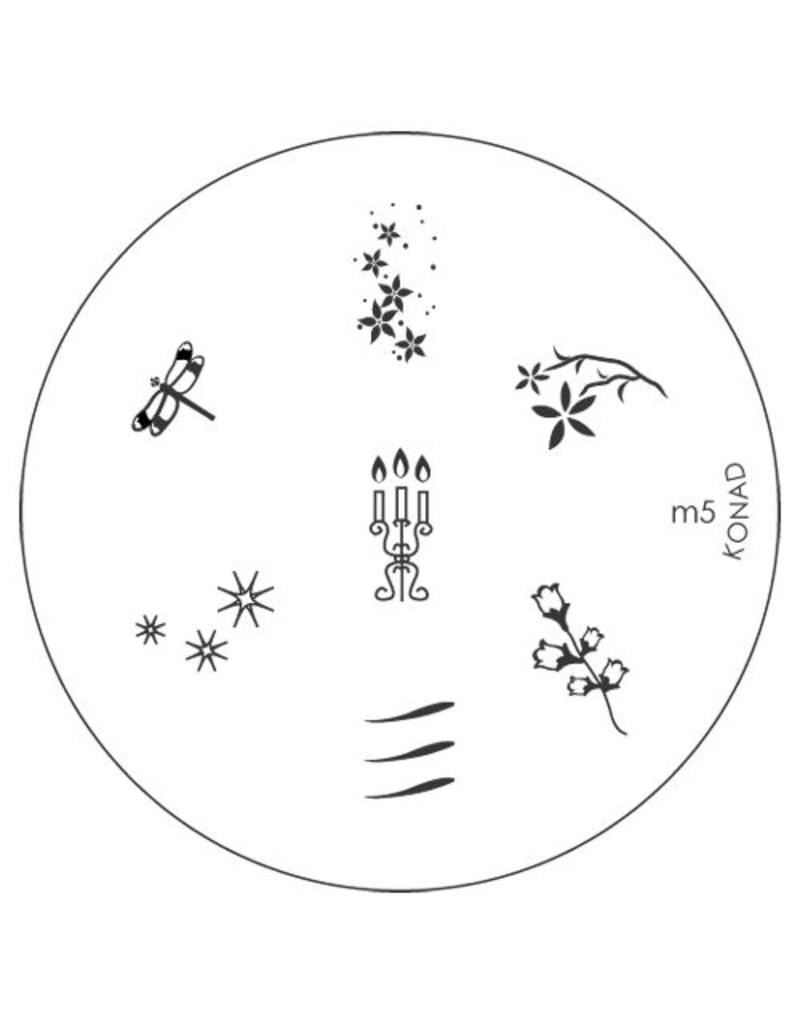 Konad Stamping Schablone m5