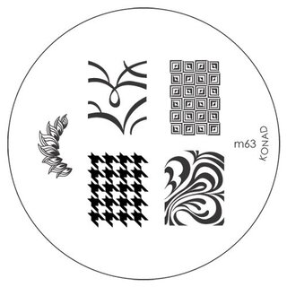 Konad Stamping Schablone m63