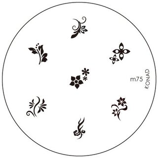 Konad Stamping Schablone m75