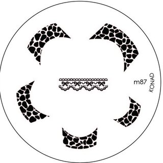 Konad Stamping Schablone m87