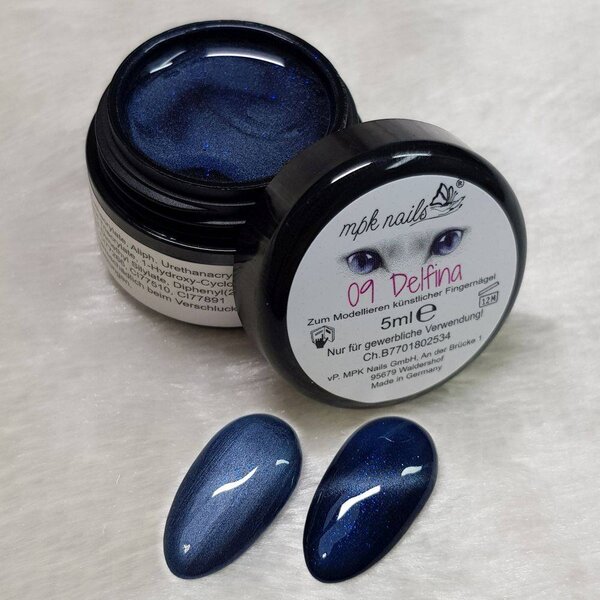 MPK Nails® Deluxe Cat Eye Farbgel 9 Delfina 5ml