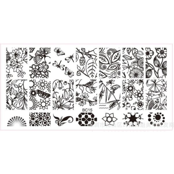 MPK Nails® Stampingplatte #15