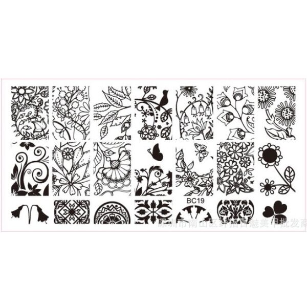 MPK Nails® Stampingplatte #19