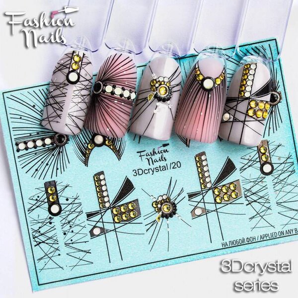 Fashion Nails Nail Wraps 3DC 20