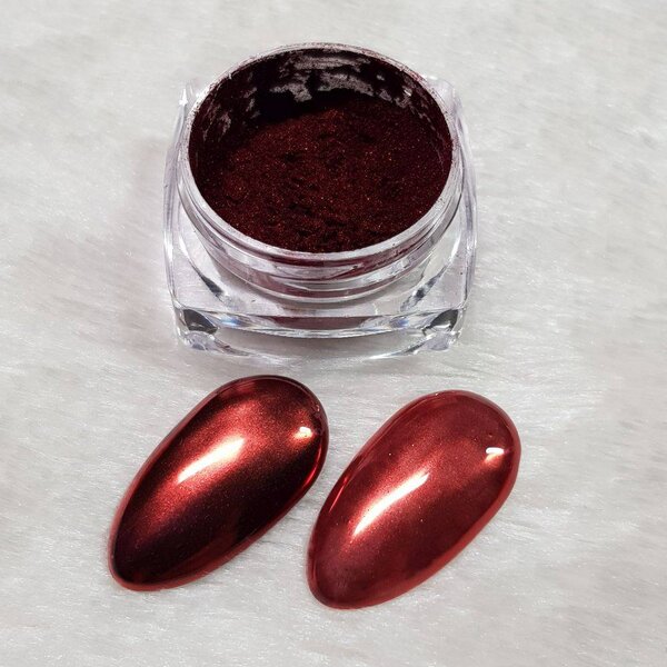 MPK Nails® Chrome Pigment Red Love