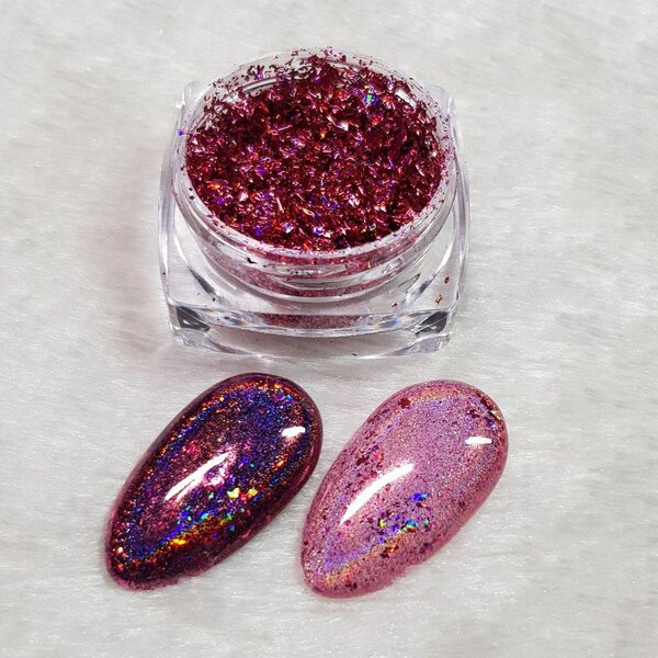 MPK Nails® Holo Flakes Pink Magic