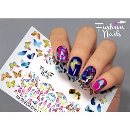 Nail Wraps metallic m83