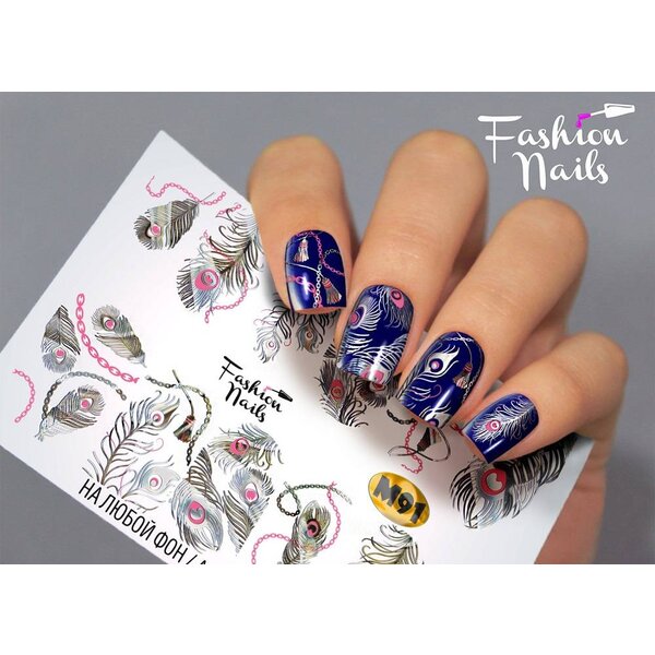 Fashion Nails Nail Wraps metallic m91