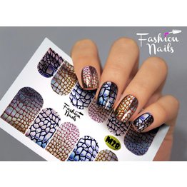 Nail Wraps metallic m28