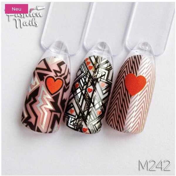 Fashion Nails Nail Wraps metallic m242