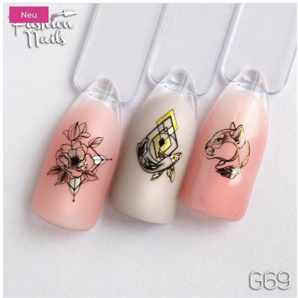 Fashion Nails Nail Wraps Galaxy G69