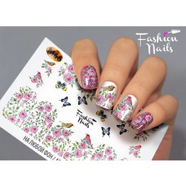 Nail Wraps metallic m66