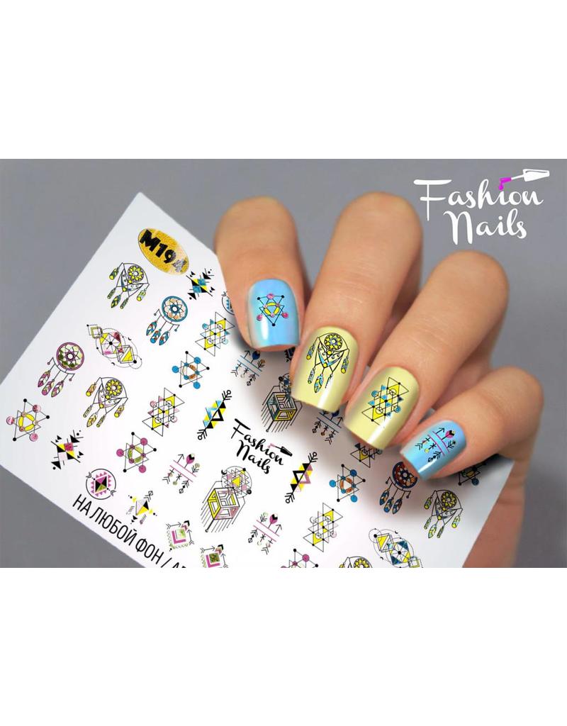 Nail Wraps metallic m194