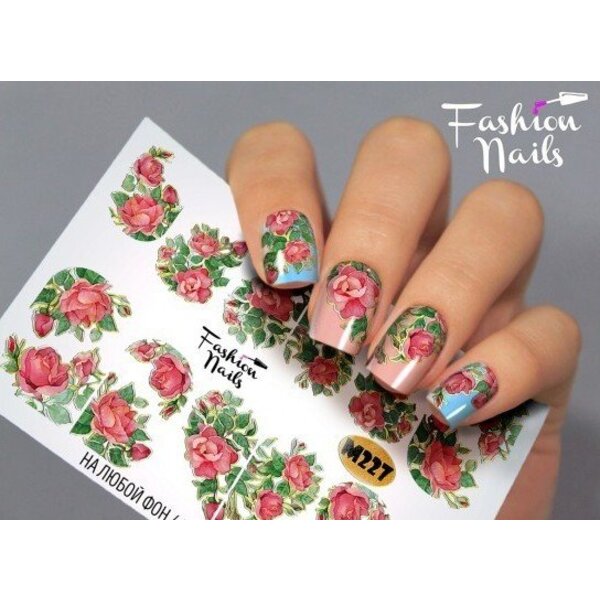 Fashion Nails Nail Wraps metallic m227