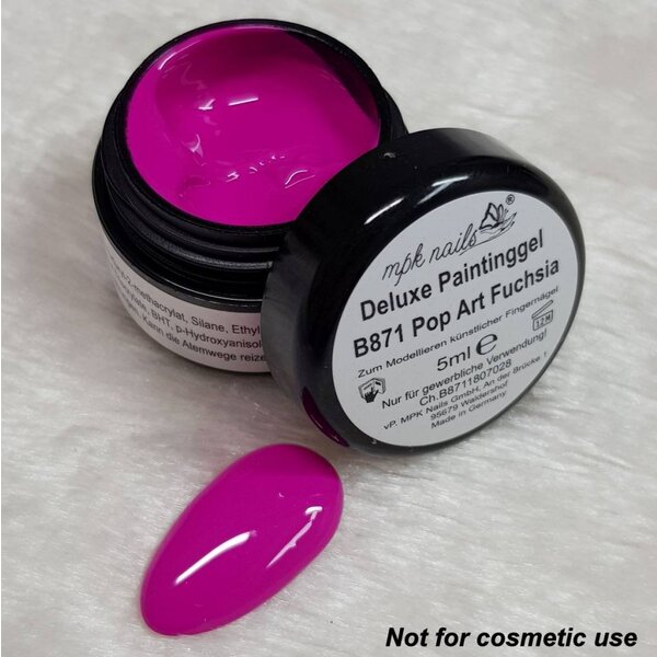 MPK Nails® Deluxe UV-Painting Gel 5ml B871 Pop Art Fuchsia