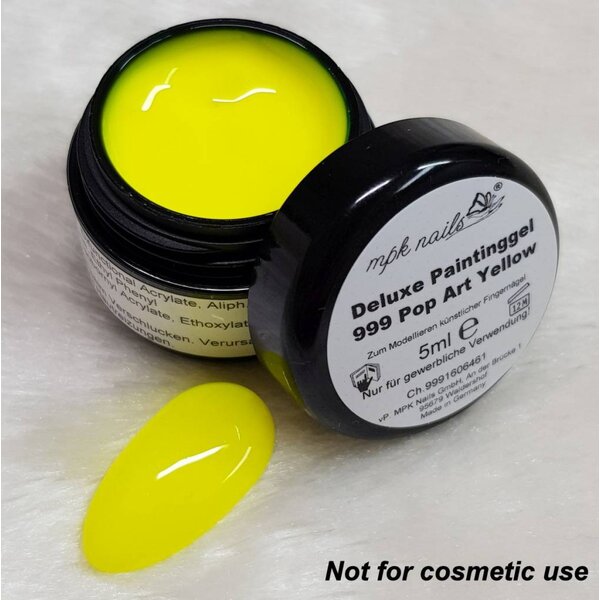 MPK Nails® Deluxe UV-Painting Gel 5ml 999 Pop Art Yellow