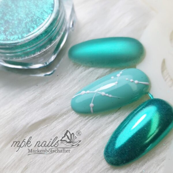 MPK Nails® Chrome Pigment Lagoon Dream