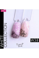 Nail Wraps Weisse Tresse W38