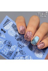 Nail Wraps Weisse Tresse W38