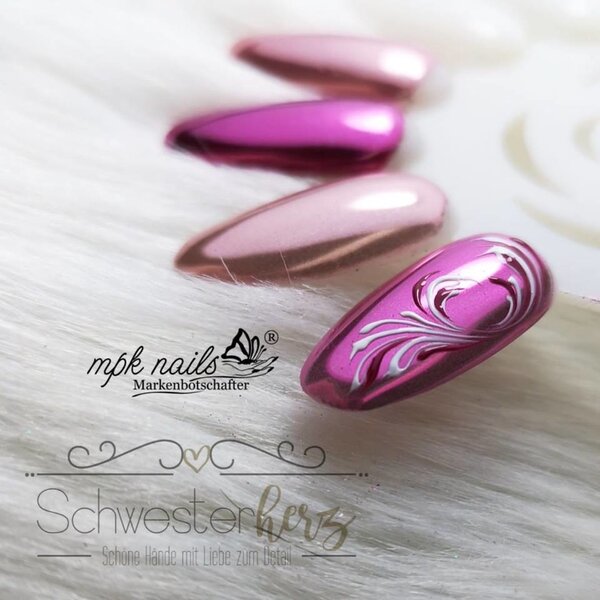 MPK Nails® Chrome Pigment Pretty Pink